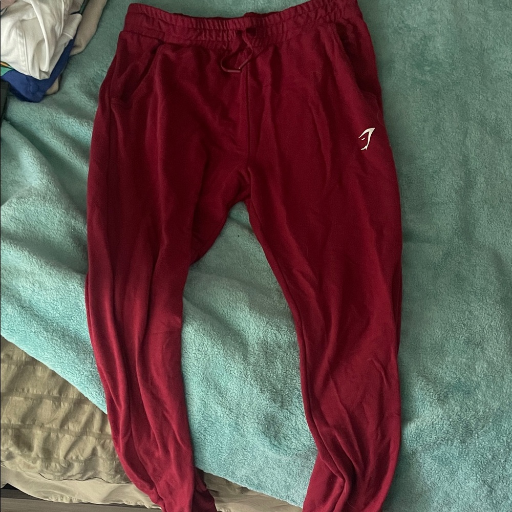 Gymshark Red Track Pants